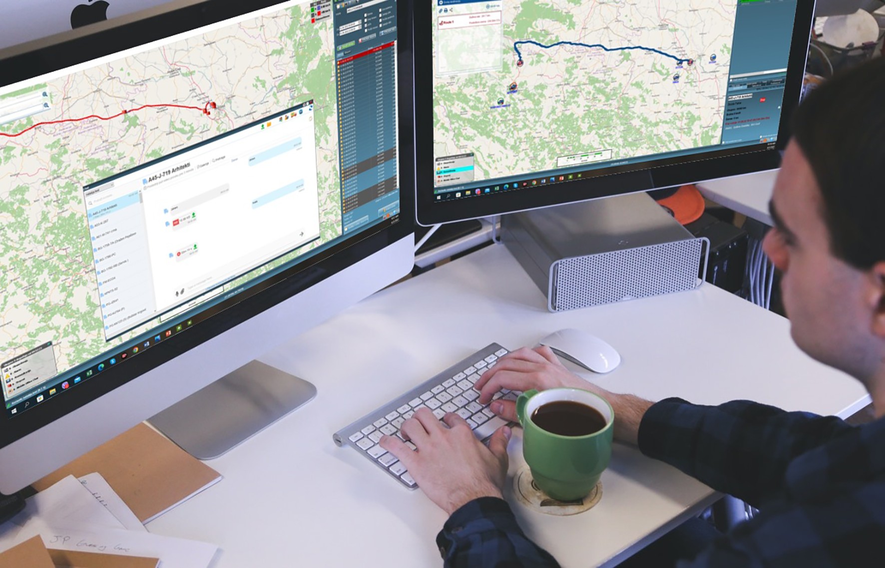 Precise route sending to drivers