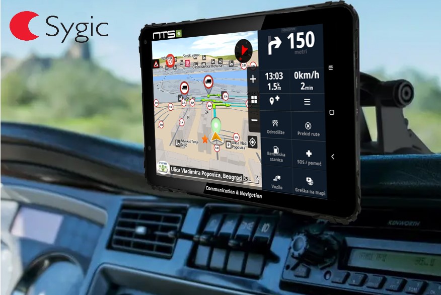 Navigacija na NTS Android terminalu